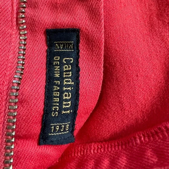 Vineyard Vines Mariner Wide Leg Cropped Trouser-Style Jean size 25 Red - Picture 8 of 12